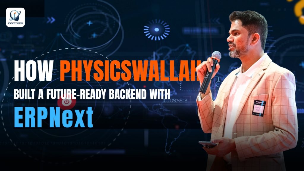 ERPNext | Kanhaiya Kale - Director of Indictrans, Frappe Gold Partner.